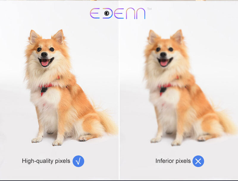 EDENN 2-Way Security Camera System with Audio, 4 Pack Indoor/Outdoor Wireless Surveillance for Home & Business Security - Monitor Pets, Kids, and Property Day & Night