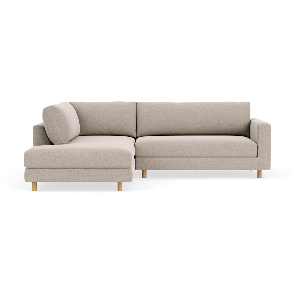 Douglas Fabric Left Corner Sofa - Modern L-Shaped Sectional Couch for Living Room, Lounge & Small Spaces | Comfortable & Stylish Home Furniture