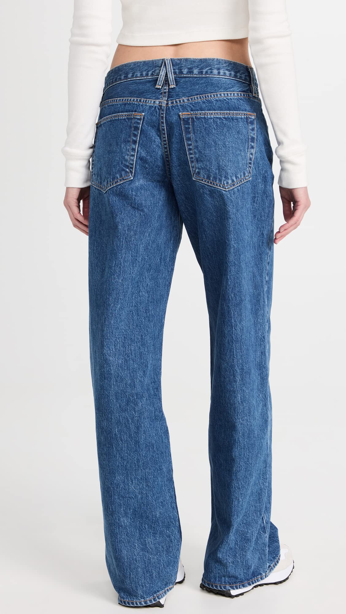 Women's Mica High Waisted Wide Leg Jeans - Comfortable Stretch Denim Pants for Casual Wear & Everyday Outfits