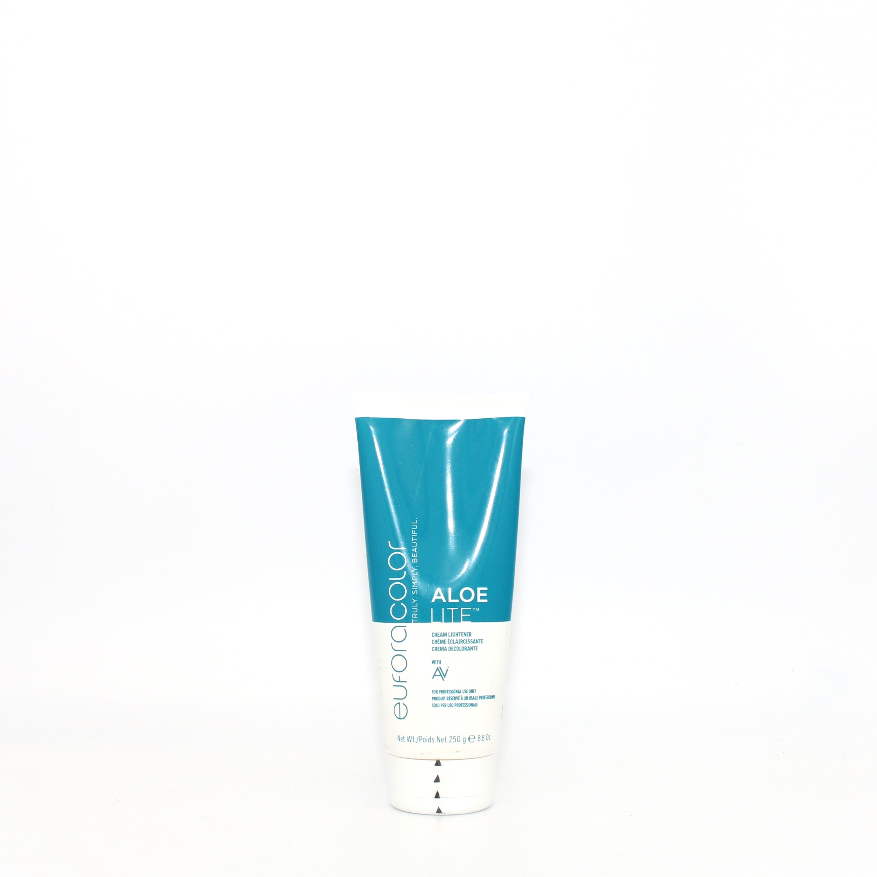 EUFORA Color Aloe Lite Cream Lightener With AV 8.8 oz - Professional Hair Lightening Cream for Salon & Home Use - Gentle Bleaching for Blonde Highlights & Balayage