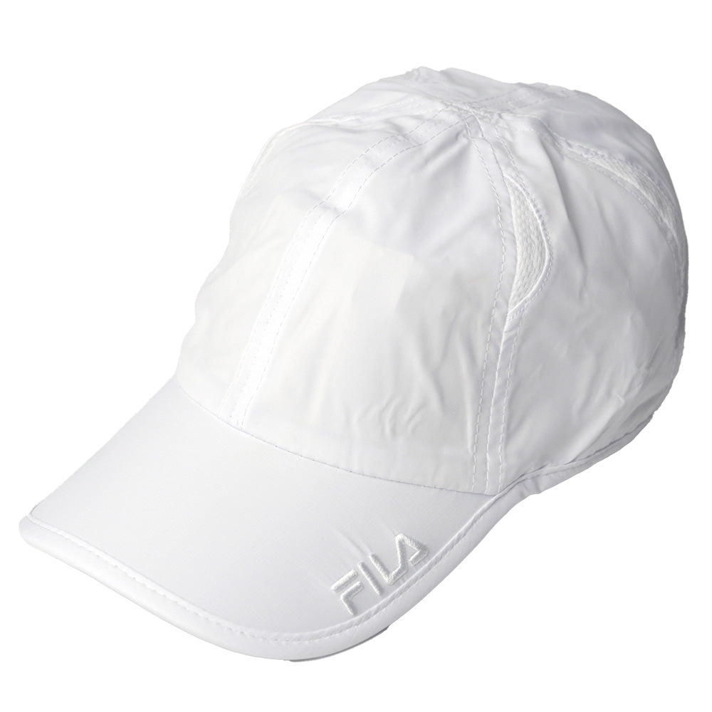 Fila Unisex Adjustable Baseball Cap - White | Stylish & Comfortable for Running, Hiking & Outdoor Activities