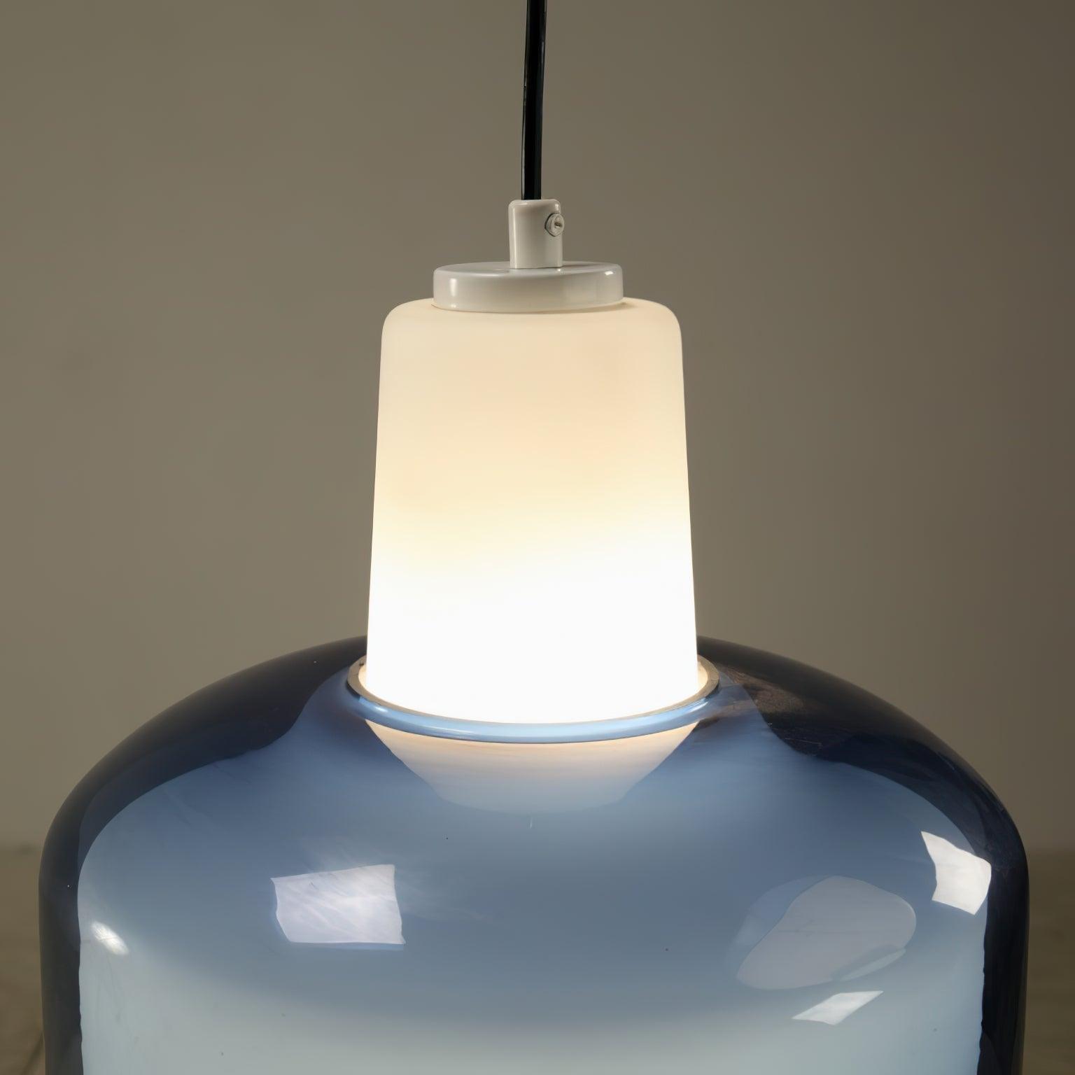 Iittala Pendant Lamp - Modern Scandinavian Glass Ceiling Light for Dining Room, Kitchen & Living Room - Elegant Hanging Fixture with Soft Ambient Lighting