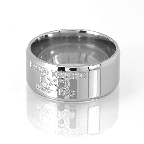 10mm Wide Personalized Titanium Duck Band with Infinity Hooks - Durable Waterfowl Hunting Accessory for Duck & Goose Hunting