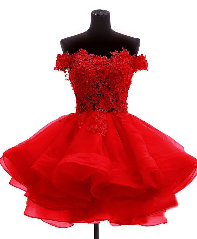 Elegant Mini Tulle Lace Short Prom Dress | Cute Homecoming Party Dress for Teens | Perfect for Prom Night, Homecoming Dance & Special Occasions