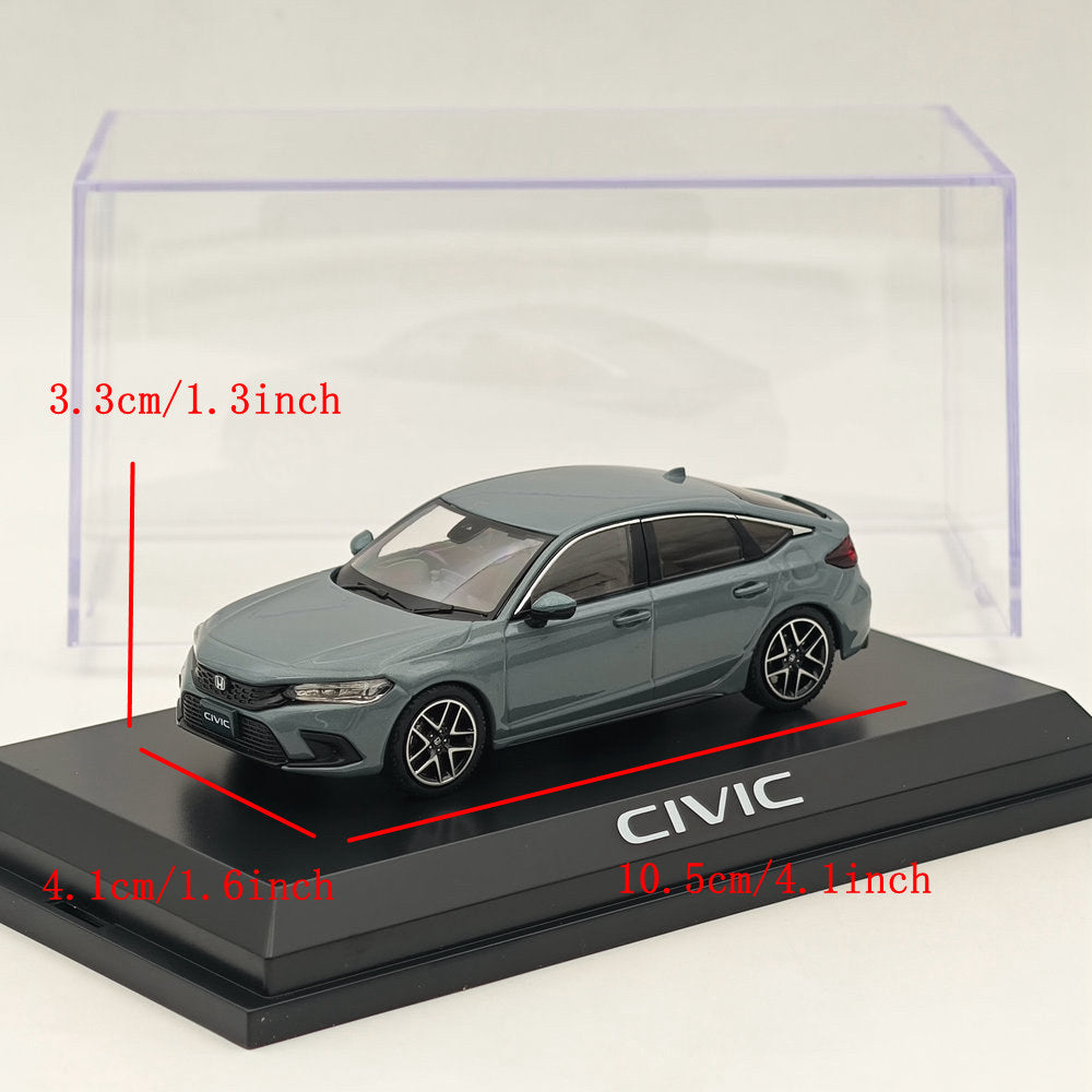 1/43 Scale Honda Civic (FL1) LX Sonic Gray Pearl Diecast Model Car - Limited Edition Collectible for Car Enthusiasts & Display Case Decor