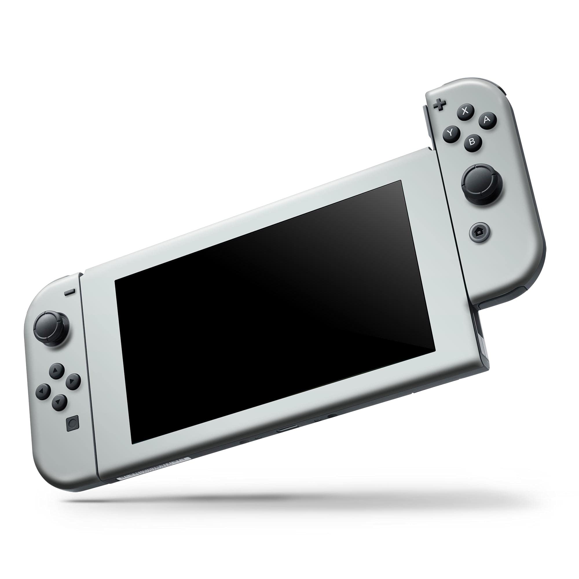 Nintendo Switch Dock Skin Decal - Scratch-Resistant Removable Vinyl Wrap Cover (Light Gray) - Protective Cover for Gaming Console Accessories - Perfect for Home Entertainment & Travel Use
