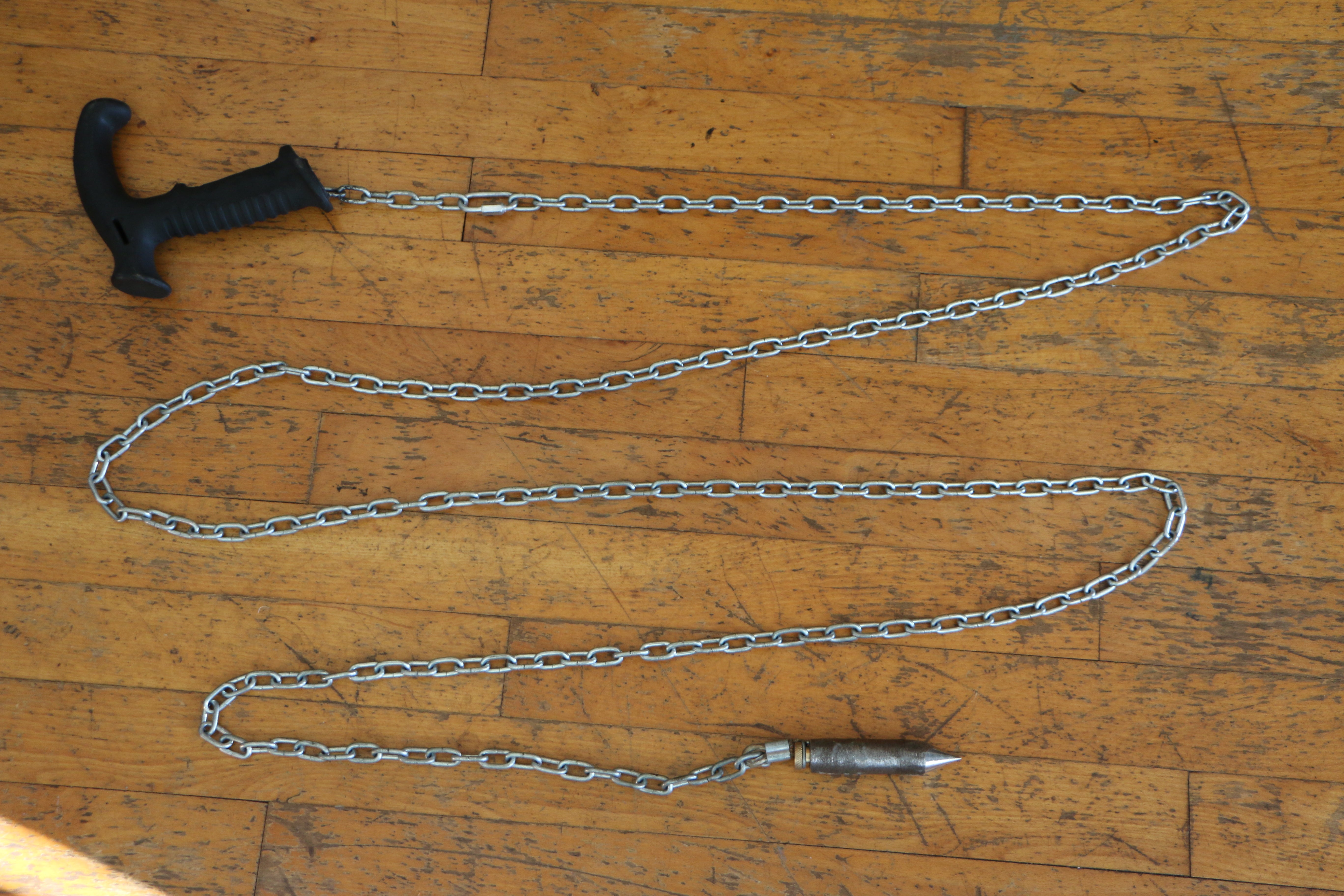 Premium Ninja Chain Weapon - Shinobi Zue for Martial Arts Training & Cosplay | Durable Steel Combat Tool for Self-Defense & Anime Enthusiasts