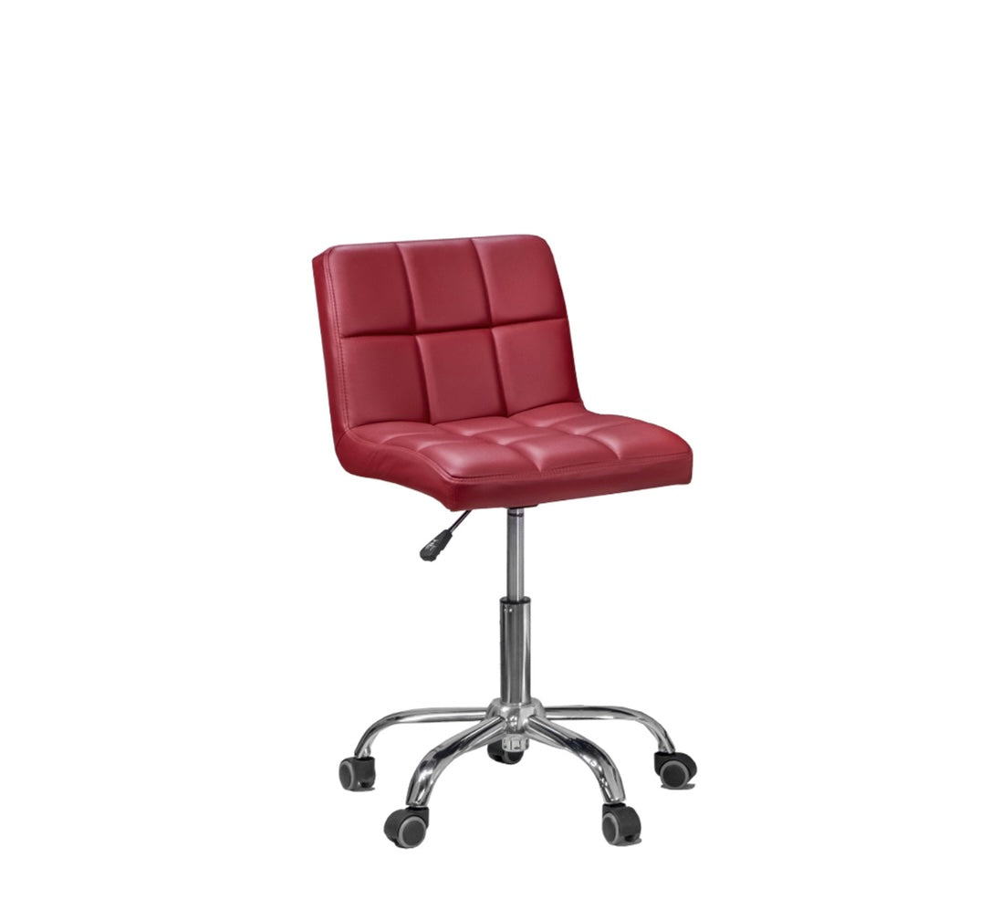 Toto Technician Stool - Adjustable Rolling Stool for Mechanics & Repair Work - Heavy Duty Garage Stool with Swivel Seat & Wheels - Perfect for Auto Shops, Home Garages & Industrial Workspaces