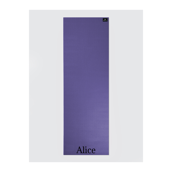 Custom Personalized Yoga Mat 6mm Thick - Non-Slip Purple Exercise Mat for Yoga, Pilates & Home Workouts - Perfect Gift for Yoga Lovers