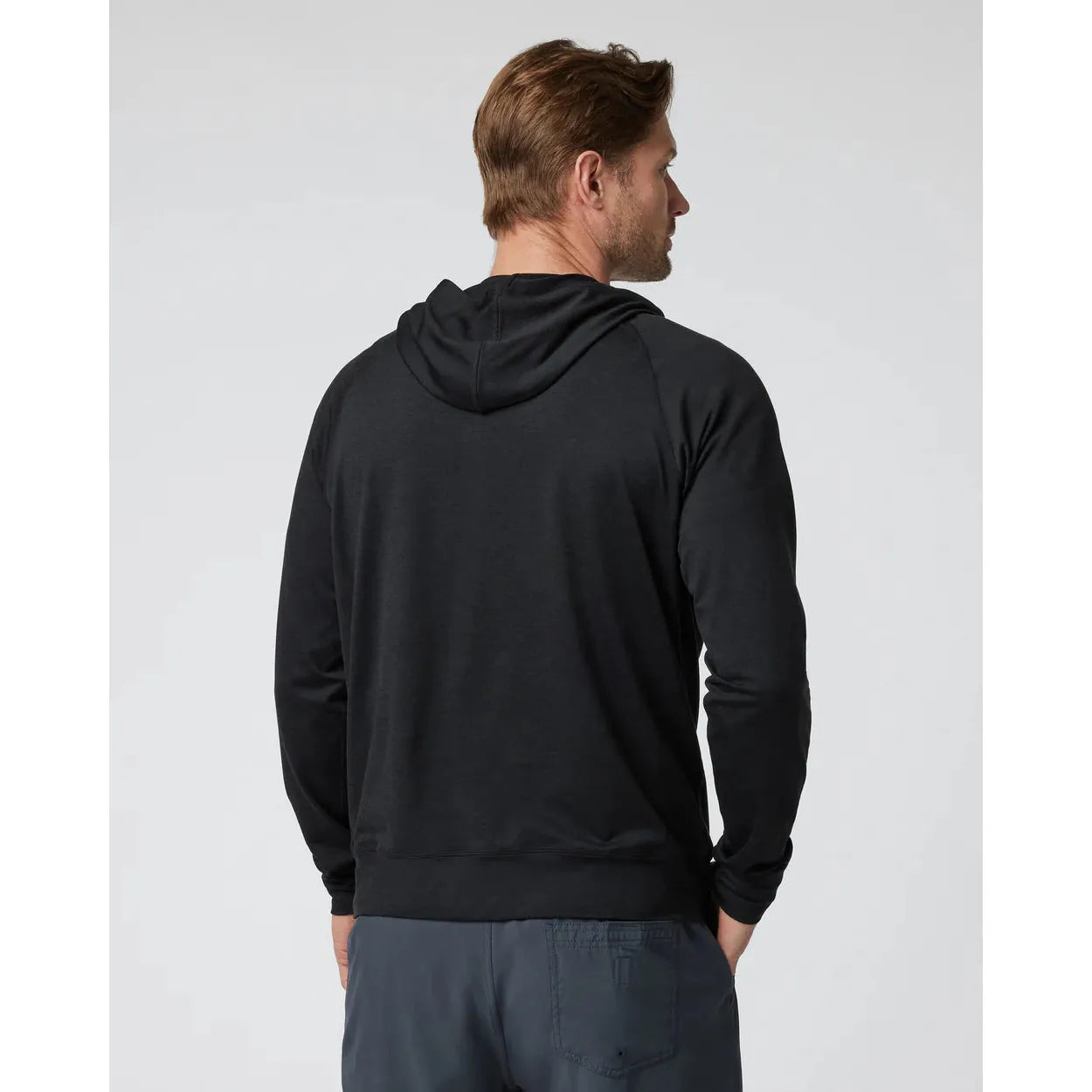 Vuori Men's Ponto Performance Half Zip Hoodie - Lightweight Athletic Pullover for Running & Gym - Breathable Workout Jacket for Men's Active Lifestyle