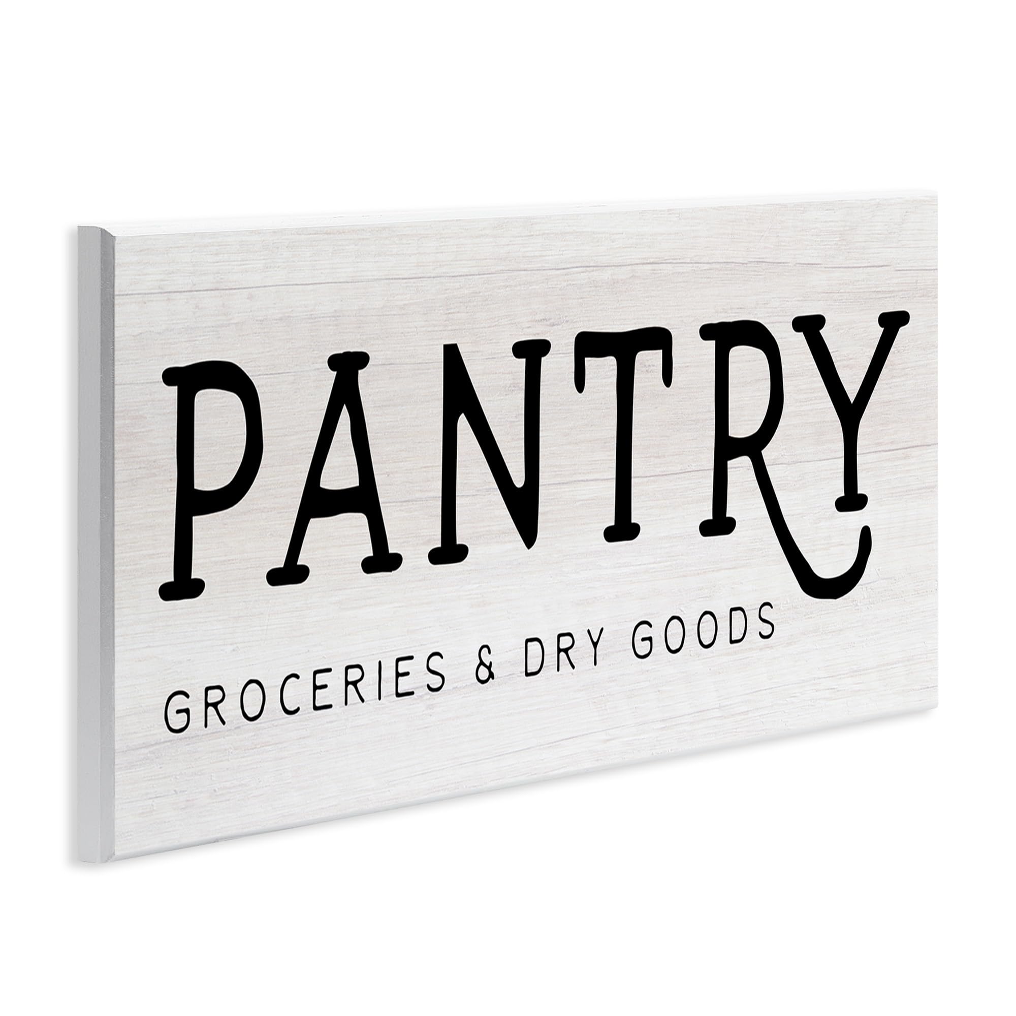 Rustic Pantry Sign for Groceries & Dry Goods - Home Decor