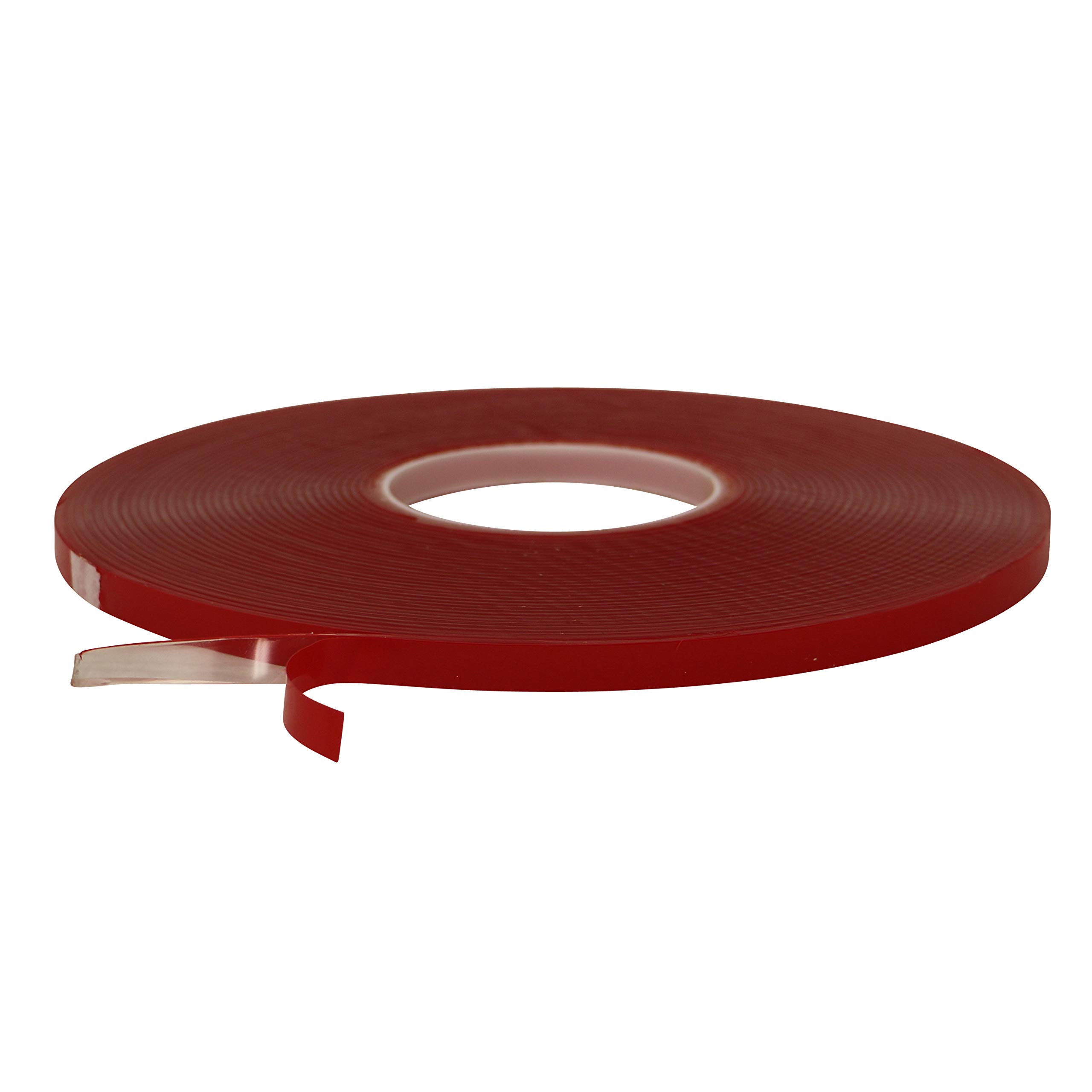 High Bond Double-Sided Acrylic Foam Tape [80 mil] (XHB-80) - 3/8 Inch x 18 Yards Clear - Strong Adhesive for Home, Office & DIY Projects - Mounting, Hanging & Crafting Essential