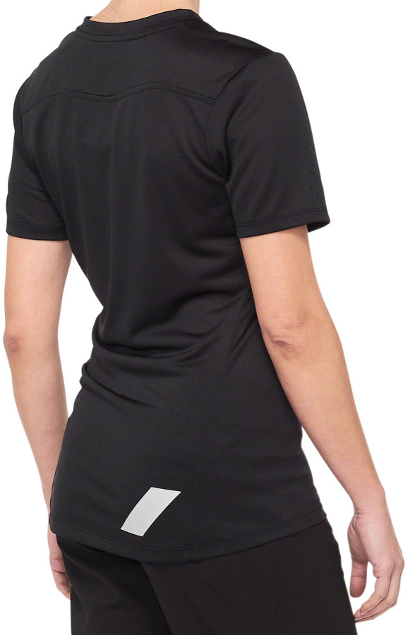 Ridecamp 100% Cotton Women's Short Sleeve Jersey Top - Black/Gray, Size Small | Comfortable & Breathable for Cycling, Hiking & Outdoor Activities