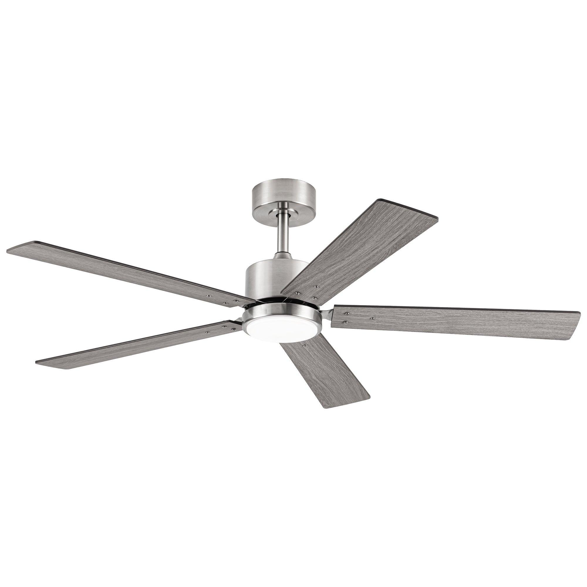 Vaczon 56 Inch DC Motor Ceiling Fan with Remote Control, LED Light Kit - Energy Efficient Quiet Operation for Living Room, Bedroom, Office
