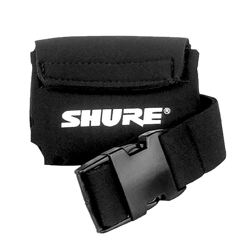 Shure Neoprene Bodypack Belt Pouch for Wireless Transmitters - Secure & Durable Mic Pack Holder for Performers, Presenters & Broadcasters (Ideal for Live Shows, Theater & Studio Use)