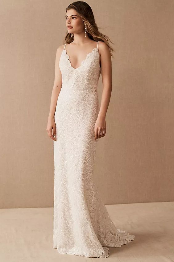 BHLDN Catherine Deane Wesley Gown - Elegant Wedding Dress for Brides | Perfect for Beach, Garden & Formal Weddings