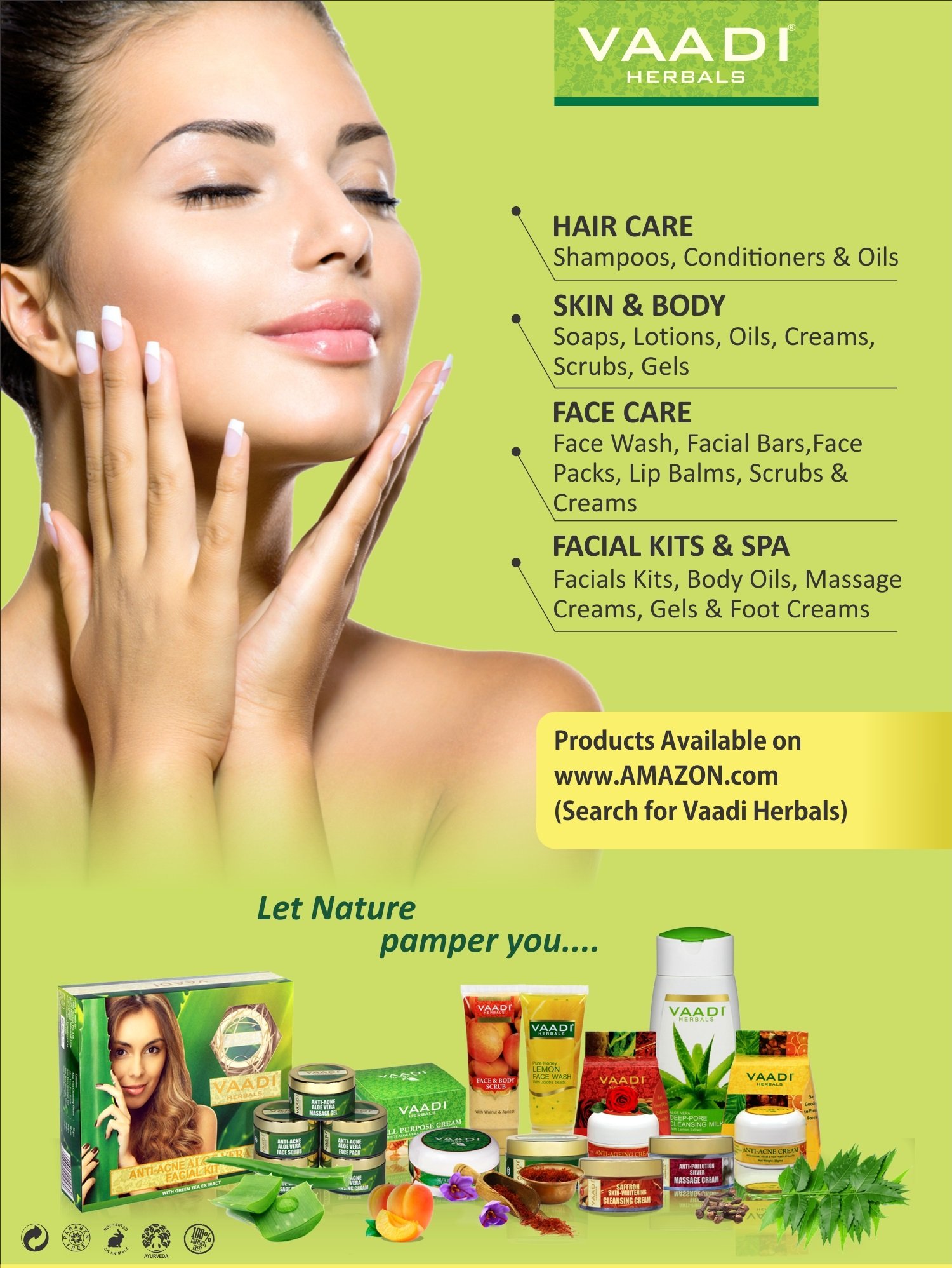 Vaadi Herbals Tulip Oil Control Moisturizer for Oily Skin - 60g Face Cream with Natural Ingredients - Perfect for Daily Skincare Routine & Acne-Prone Skin