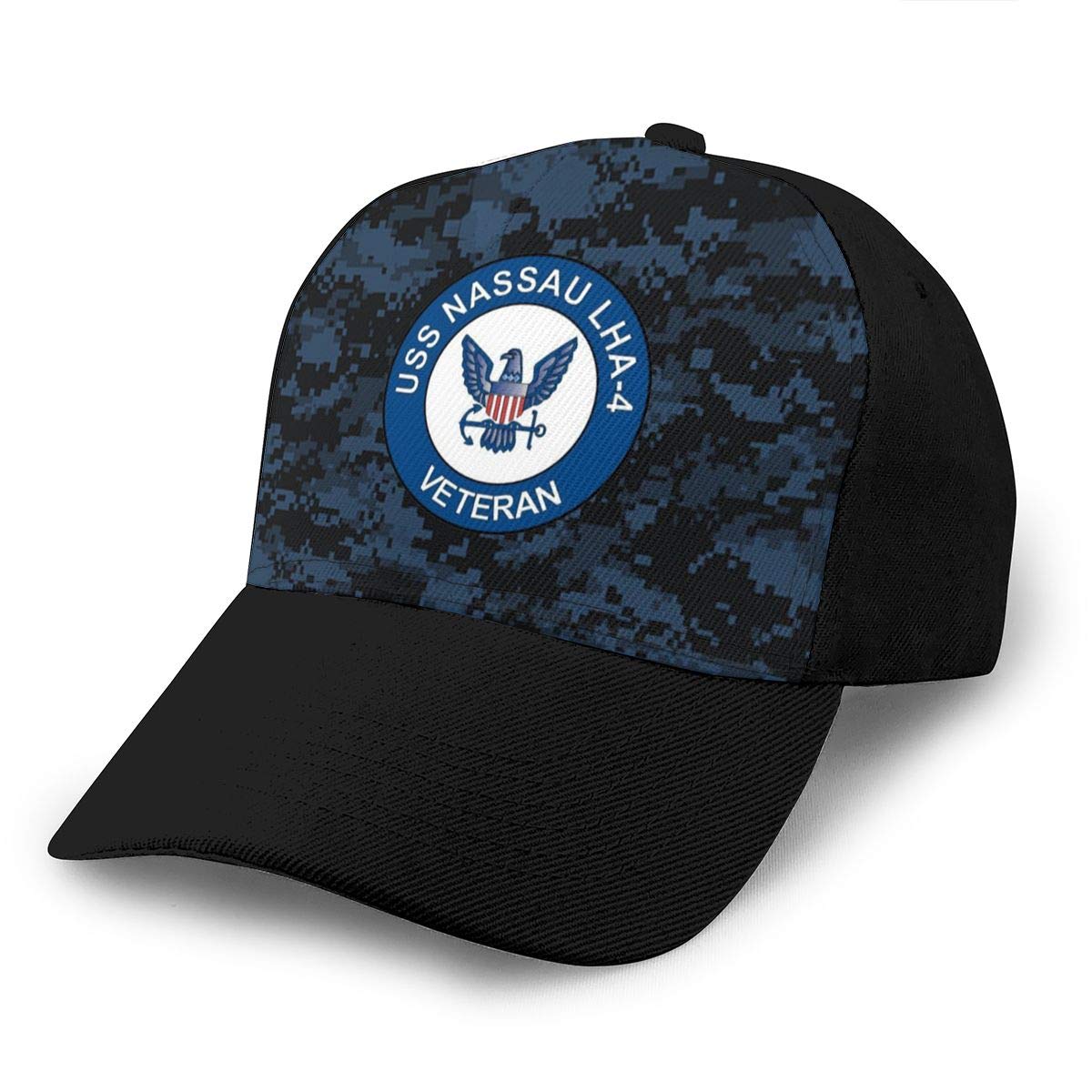HUYANSHENG US Navy USS Nassau LHA-4 Baseball Cap - Unisex Adjustable Military Peaked Hat for Men & Women - Perfect for Outdoor Activities, Sports, and Military Enthusiasts