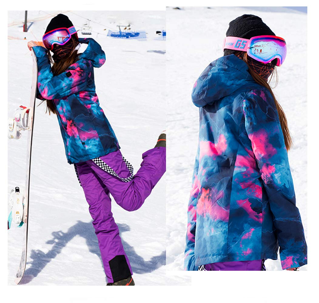 **Women's Waterproof Windproof Ski Snowboard Jacket & Pants Set – Winter Snow Suit for Skiing, Snowboarding & Outdoor Activities**    *(Use Case: Perfect for skiing, snowboarding, winter hiking, and other cold-weather adventures!)*