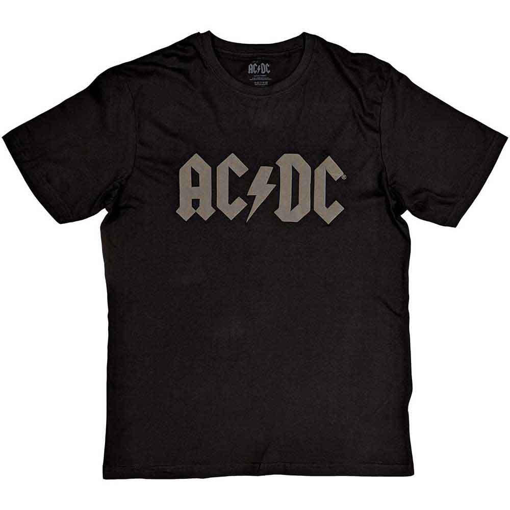 AC/DC Official Logo Vintage Rock Band T-Shirt - High Quality Cotton Tee for Concerts & Casual Wear