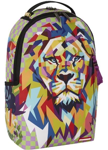 SPRAY GROUND AFRICAN INTELLIGENCE BACKPACK - Trendy Waterproof School Bag for Teens & College Students - Perfect for School, Travel & Streetwear Fashion
