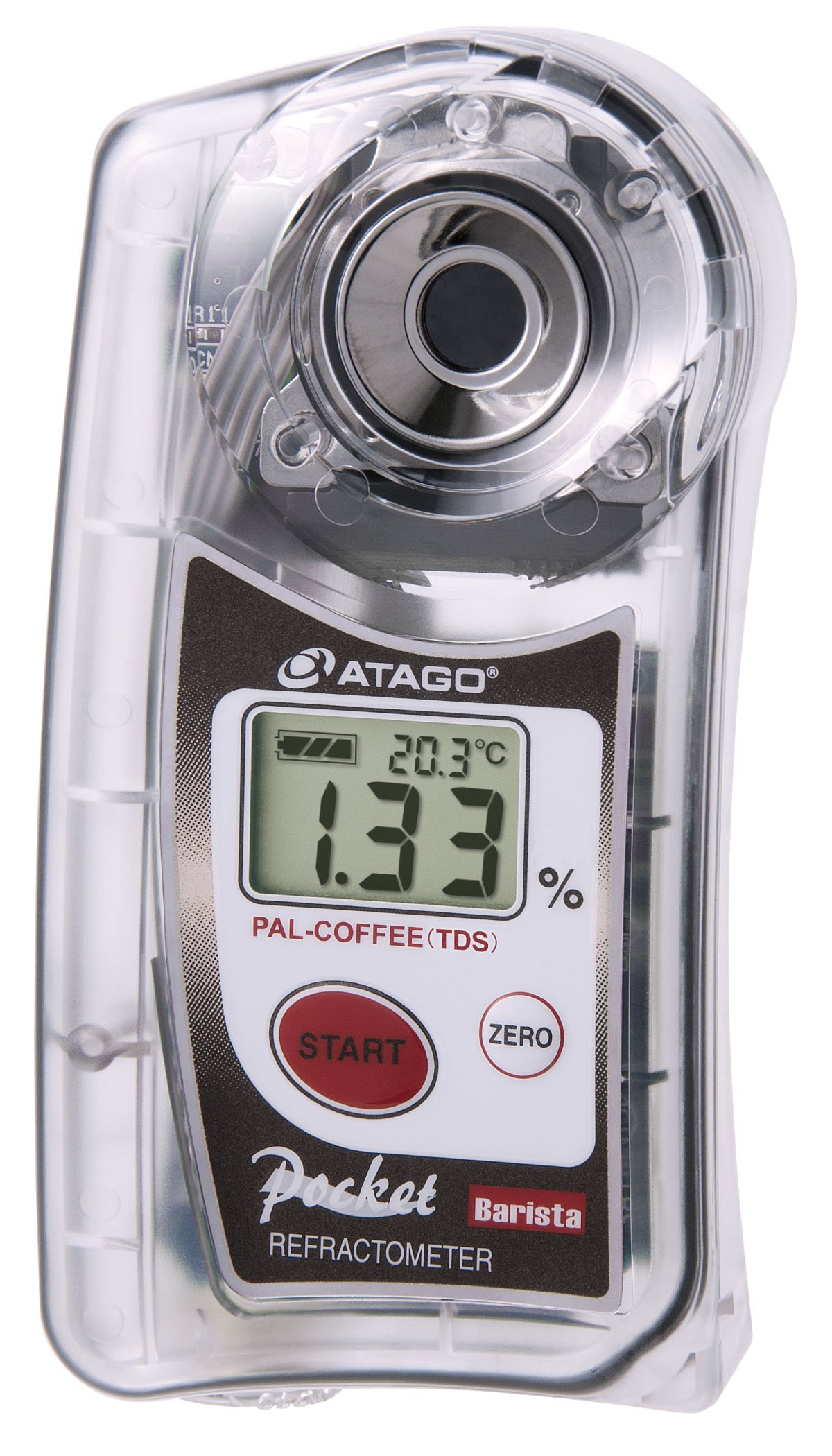 ATAGO PAL-COFFEE(TDS) Digital Handheld Pocket Refractometer for Coffee Brewing - Perfect for Home Baristas & Coffee Shops to Measure TDS in Espresso, Cold Brew & Specialty Coffee