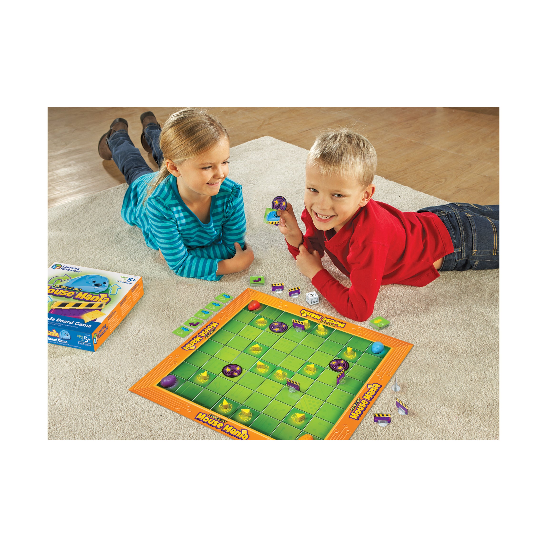 Code & Go Robot Mouse STEM Coding Board Game for Kids - Learn Programming Basics with Fun Hands-On Play for Classrooms & Family Game Nights