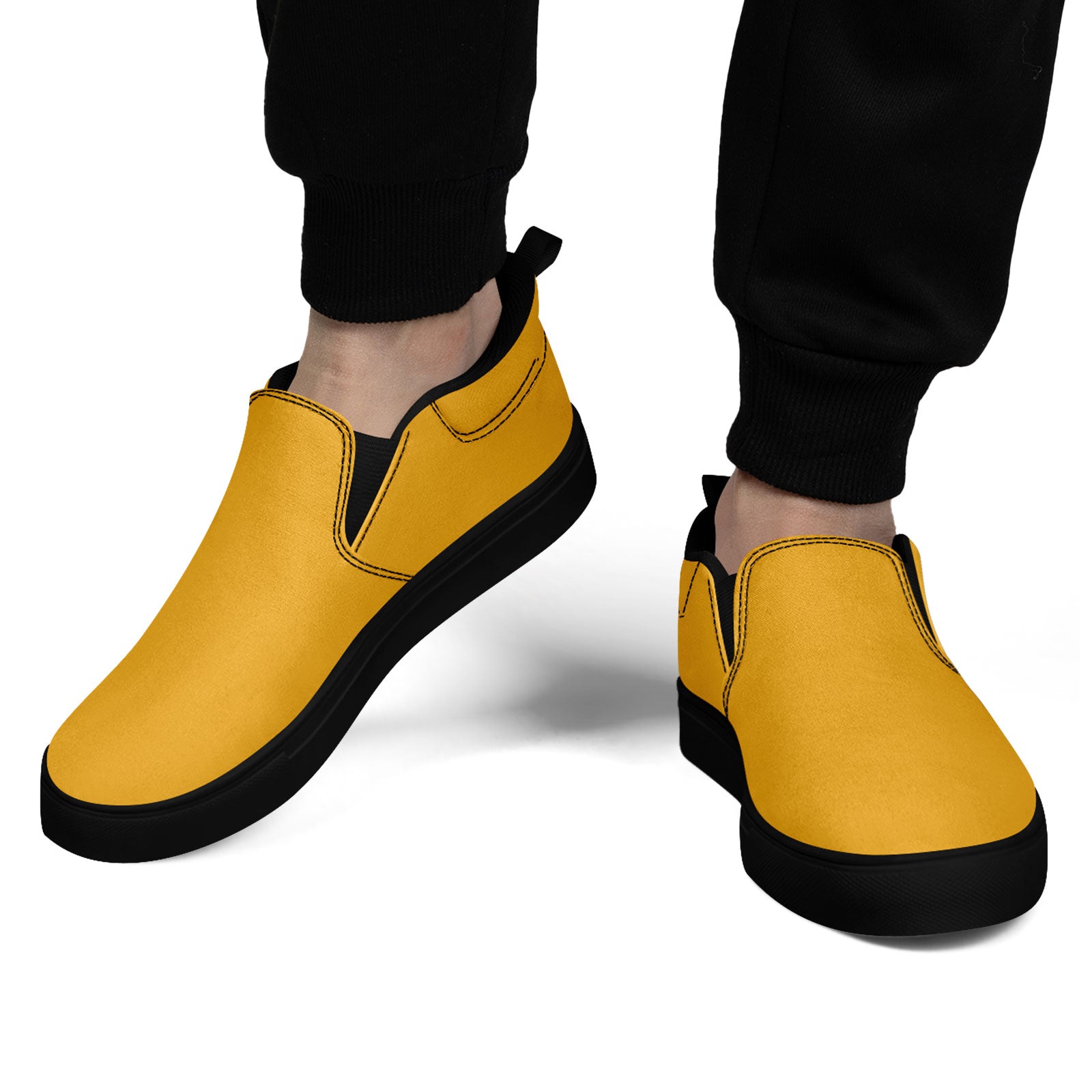 Custom Personalized Canvas Slip-On Sneakers for Men & Women - Lightweight Comfortable Casual Shoes FN071 E028030 - Perfect for Walking, Travel & Everyday Wear