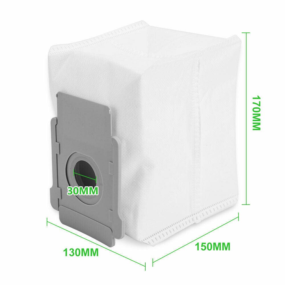 12 Pack Vacuum Dust Bags for iRobot Roomba i7, i7+, s9+ (Model 9550) - Compatible Replacement Bags for Efficient Robot Vacuum Cleaning | Perfect for Pet Hair, Dust & Allergen Removal in Homes & Offices