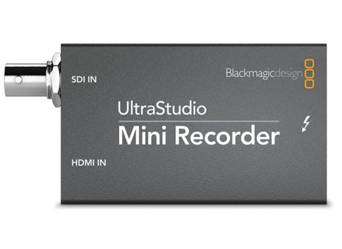 Blackmagic Design UltraStudio Mini Recorder - HDMI & Analog Video Capture Device for Live Streaming & Video Editing | Perfect for YouTube, Twitch & Professional Productions
