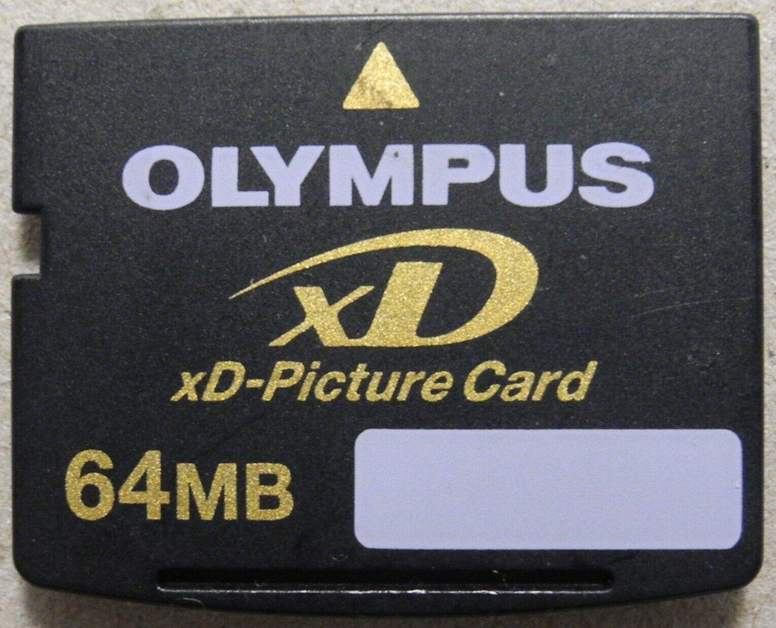 Olympus xD-Picture Card 64MB Flash Memory Card for Digital Cameras - High-Speed Storage for Photos & Videos - Perfect for Travel, Events, and Professional Photography