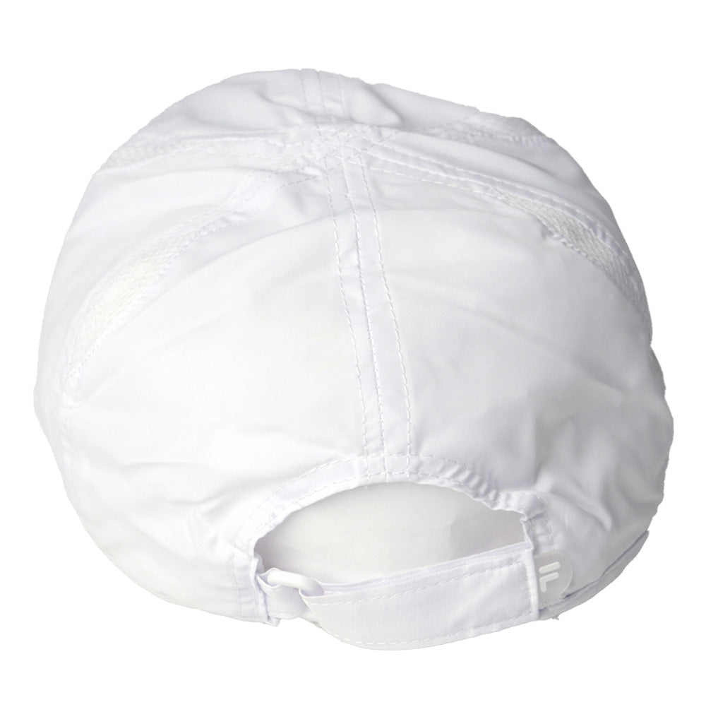 Fila Unisex Adjustable Baseball Cap - White | Stylish & Comfortable for Running, Hiking & Outdoor Activities