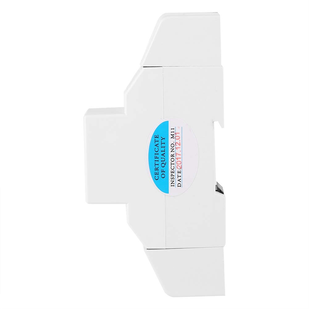 Digital LCD Single Phase Electric Meter - DIN Rail Mount KWH Meter for Active Energy Measurement | Home & Industrial Power Monitoring Solution