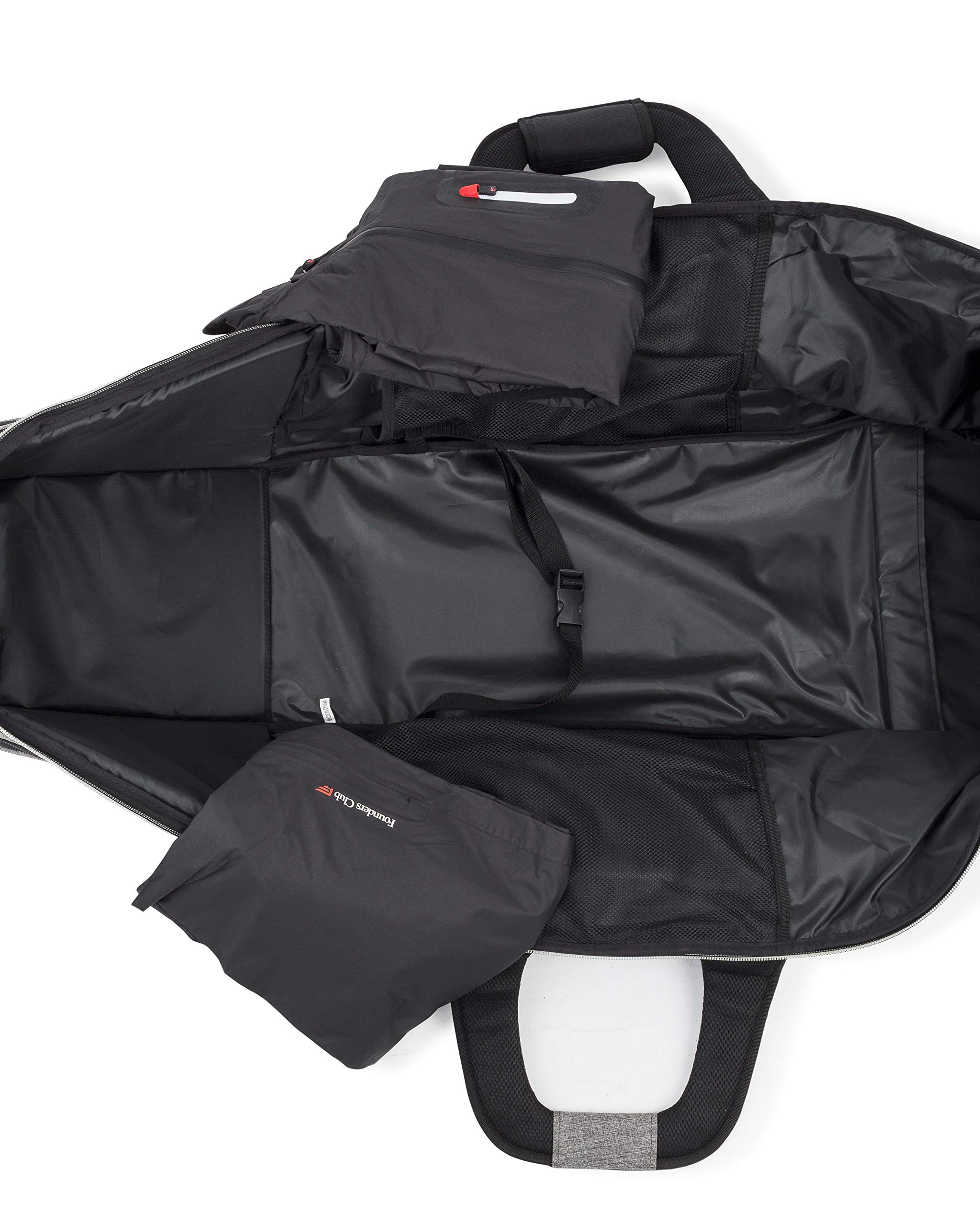 **Founders Club Premium Golf Travel Bag - Padded Club Protection, Removable Embroidery Panel - Durable Golf Club Cover for Air Travel & Storage**    *(Perfect for protecting golf clubs during flights, road trips, or long-term storage – ideal for golfers who travel frequently!)*