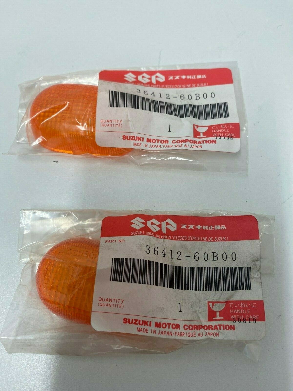 Genuine Holden MF MH Barina Front Guard Side Indicator Lens Pair - Replacement Parts for Holden Barina - Perfect for Car Repair and Safety Upgrades