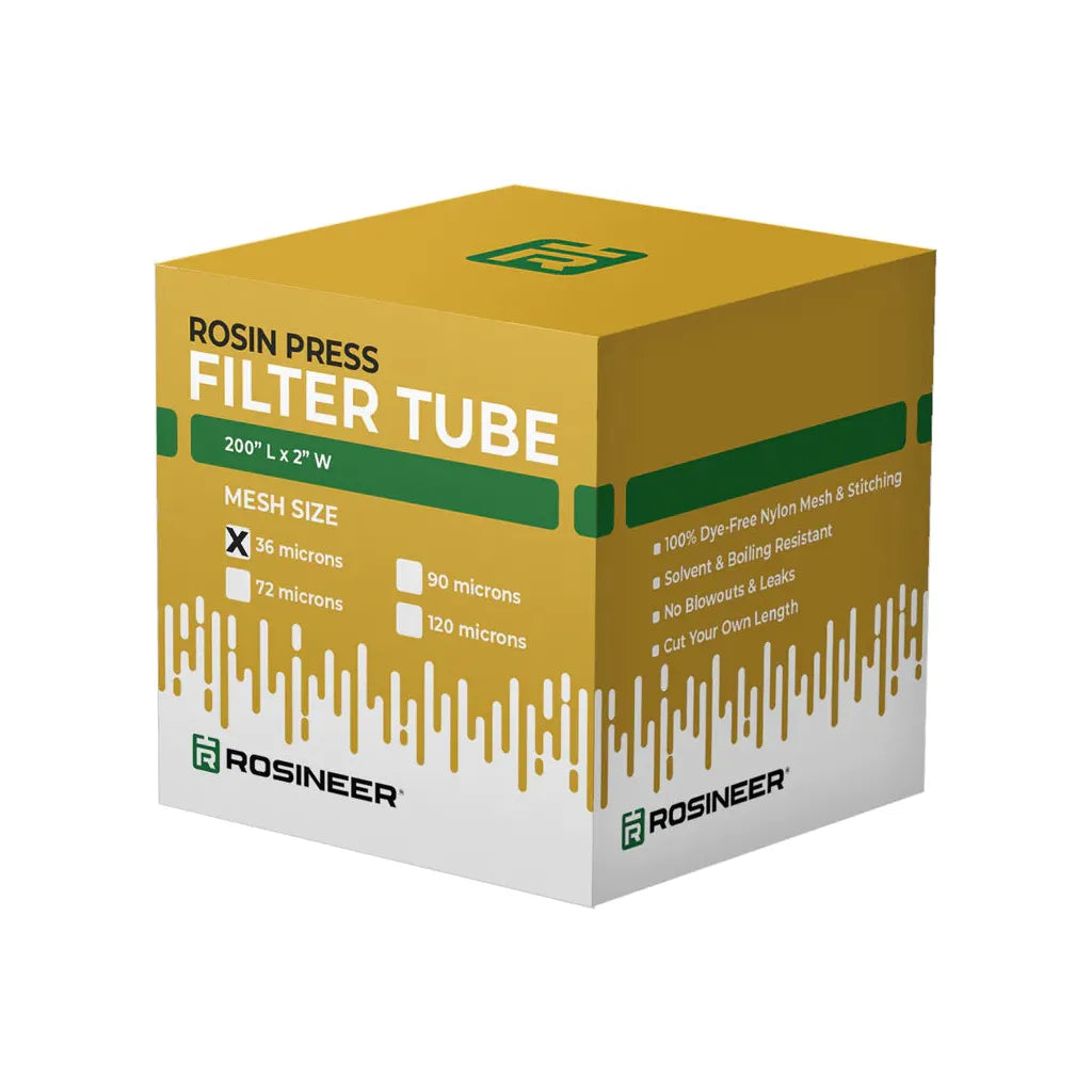 Rosineer 2 X 200 Roll Premium Rosin Press Filter Bags - 25 Micron to 220 Micron Variety Pack for Cannabis Extraction - Perfect for Home and Commercial Rosin Pressing