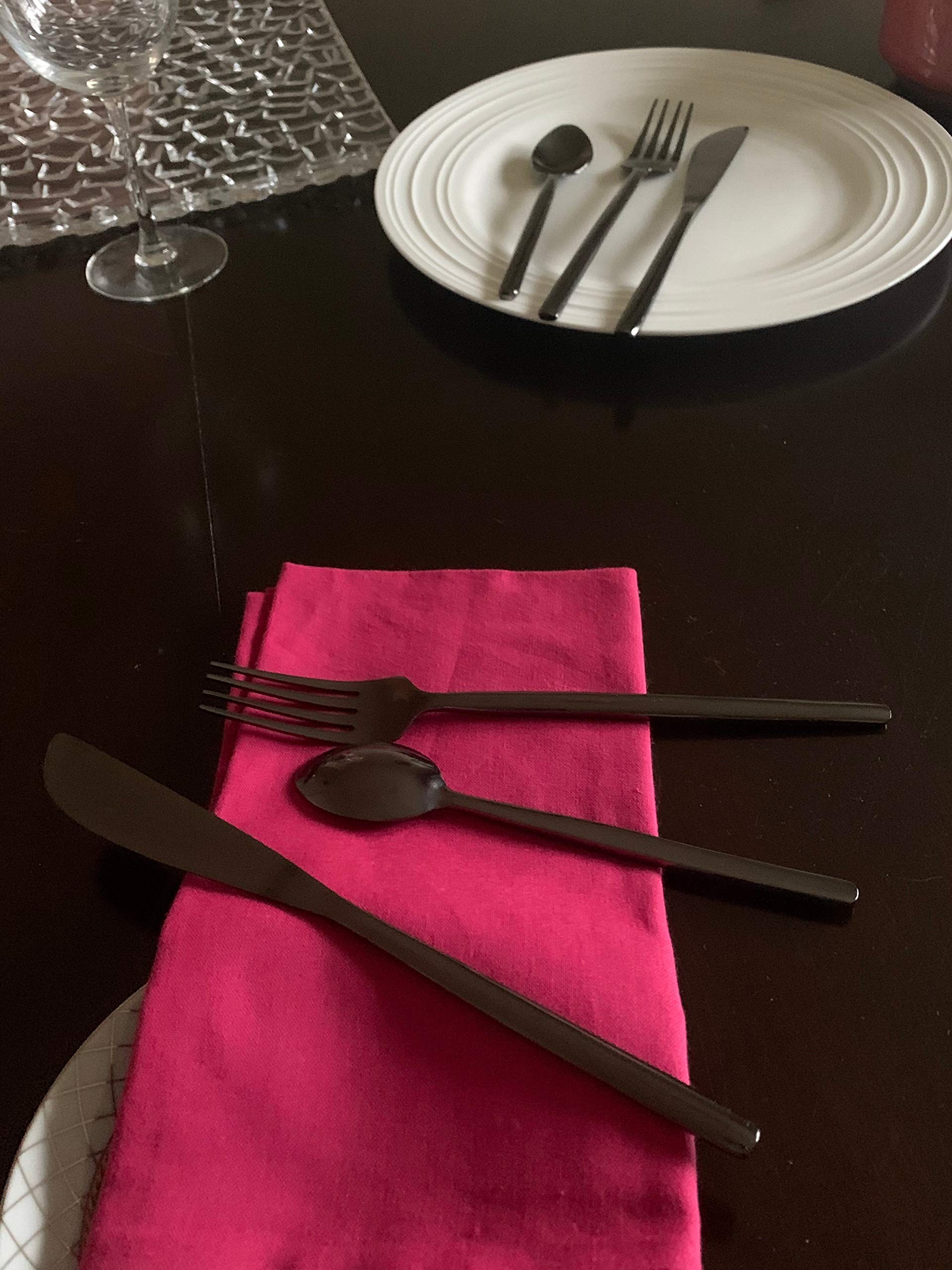 Premium 18-Piece Stainless Steel Flatware Set - Dinner Knives, Forks & Teaspoons - Elegant Cutlery for Dining, Parties & Gifting
