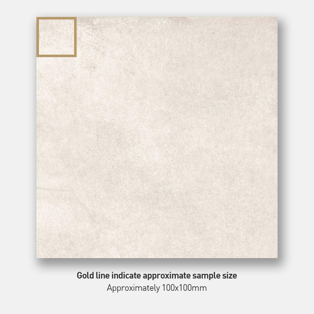 Premium Key West White 600x600mm Matte Porcelain Floor Tile - Perfect for Bathroom, Kitchen & Living Room Renovations