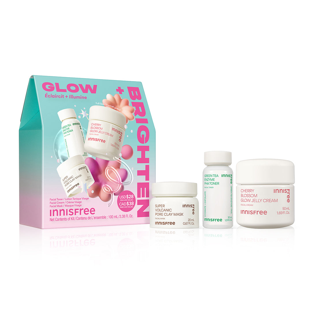 Glow + Brighten Skincare Set - Vitamin C Serum & Hyaluronic Acid Moisturizer for Radiant Skin | Anti-Aging & Dark Spot Treatment | Perfect for Daily Skincare Routine & Nighttime Regimen