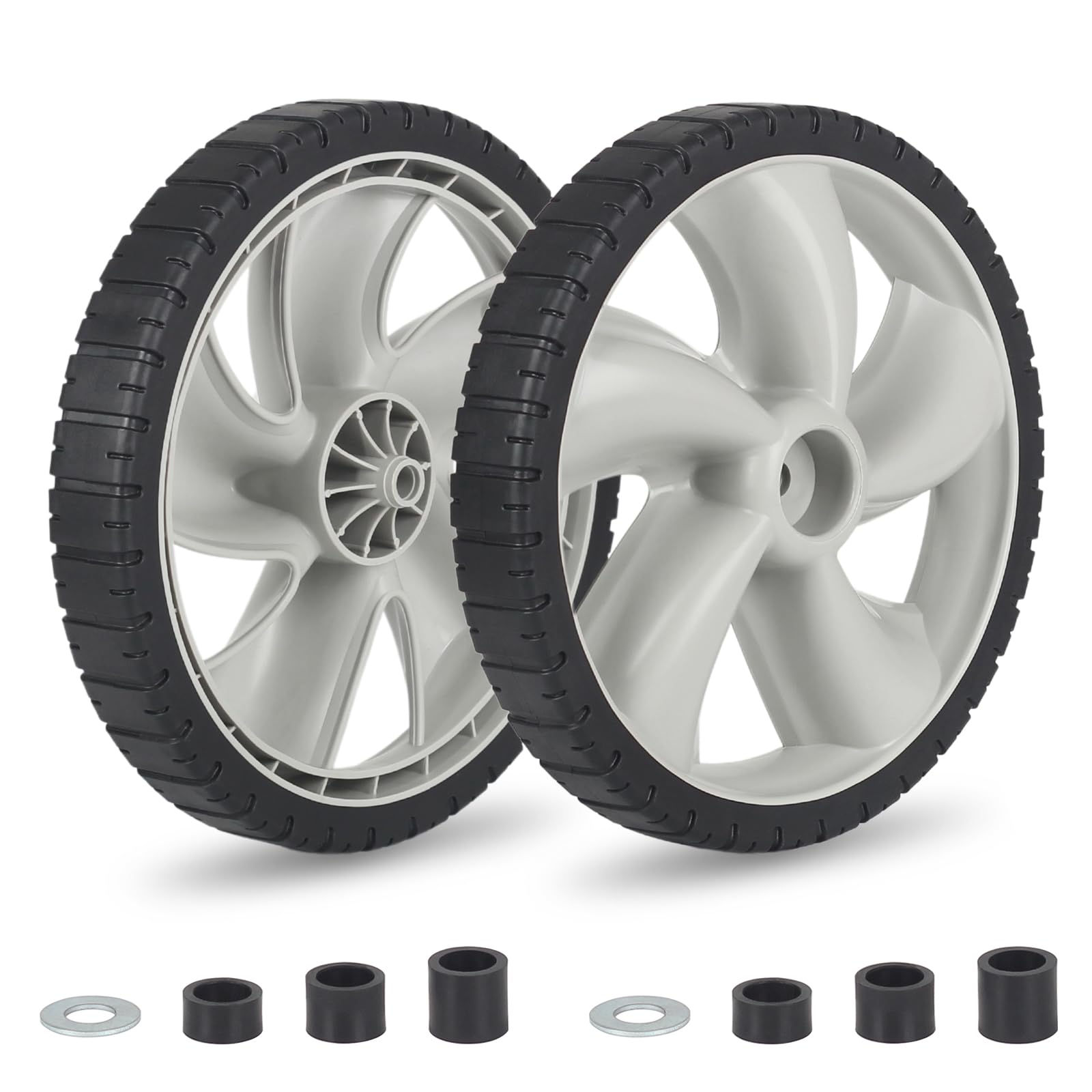 12x1.75 Inch Replacement Rear Wheels for Arnold 490-324-0002 Lawn Mower - 1/2