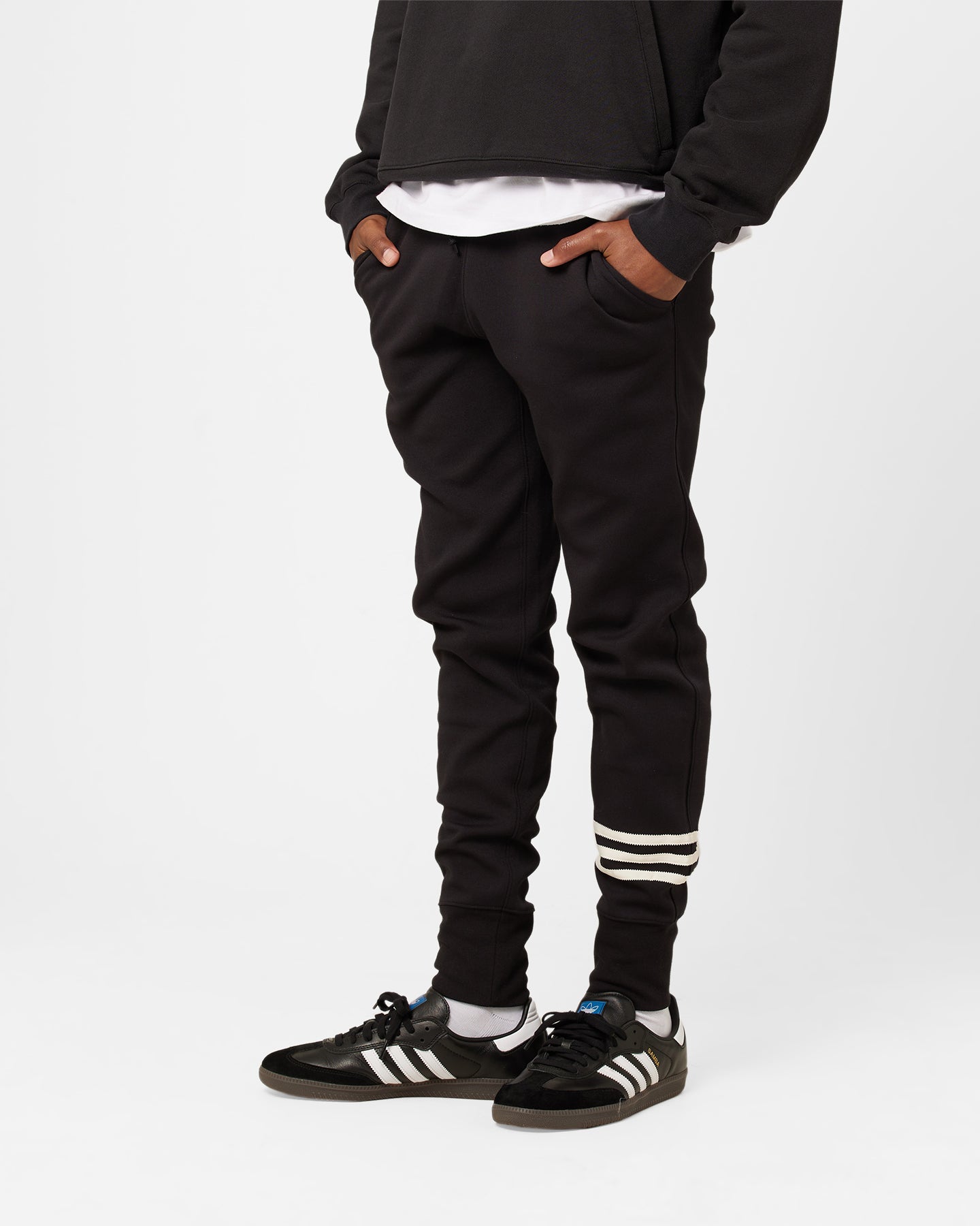 Adidas Adicolor Neuclassics Sweatpants for Men - Black Athletic Joggers with Comfort Fit for Running, Gym & Casual Wear