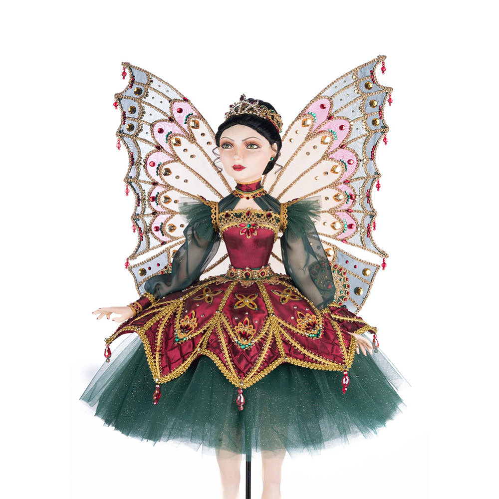 Belle Noelle Standing Fairy Ballerina Doll - Handcrafted Collectible Figurine by Katherine's Collection | Perfect for Christmas Decor, Gift Giving & Ballet Themed Displays