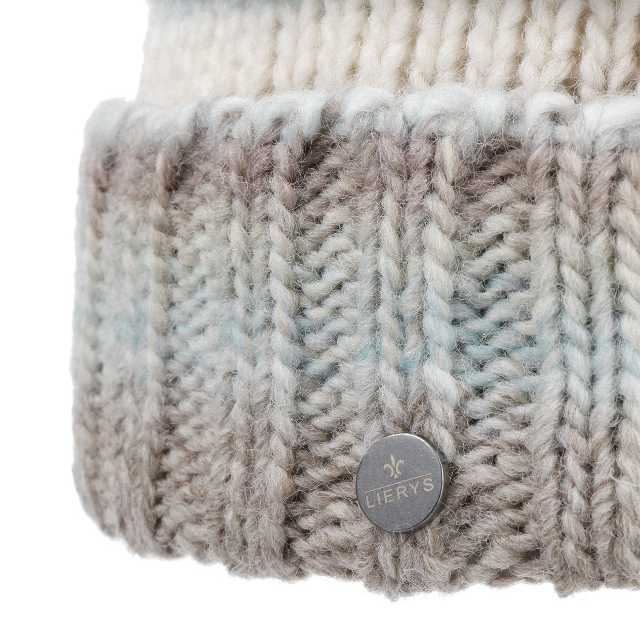 Lierys Faux Fur Pompom Beanie - Soft Winter Knit Hat for Women & Men - Cozy Cold Weather Accessory for Skiing, Snowboarding & Outdoor Activities