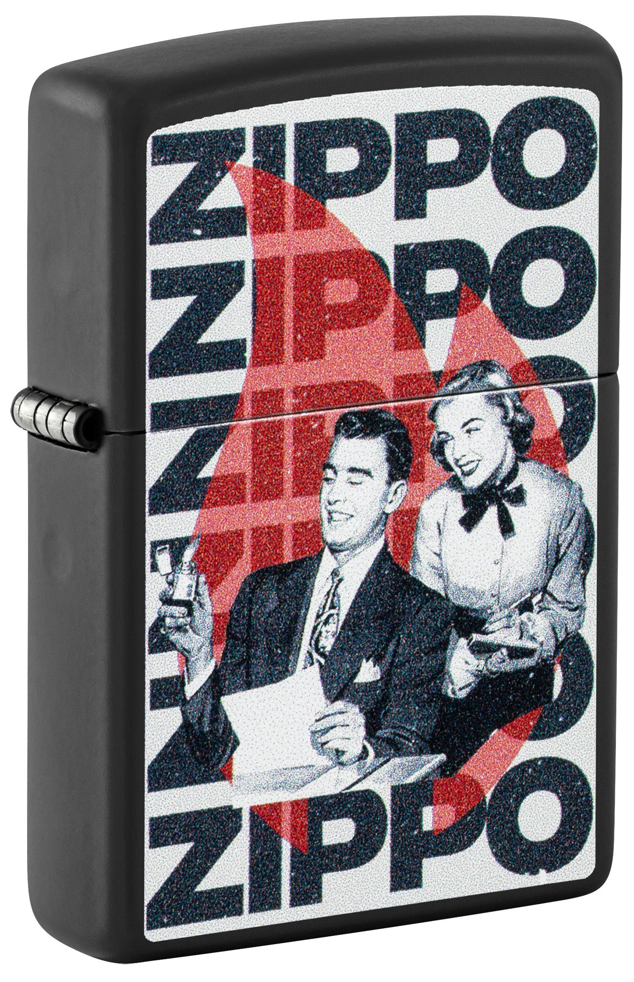 Vintage Zippo Lighter - Classic Windproof Metal Lighter with Unique Retro Design - Perfect for Outdoor Camping, Smoking, Collecting & Gifts