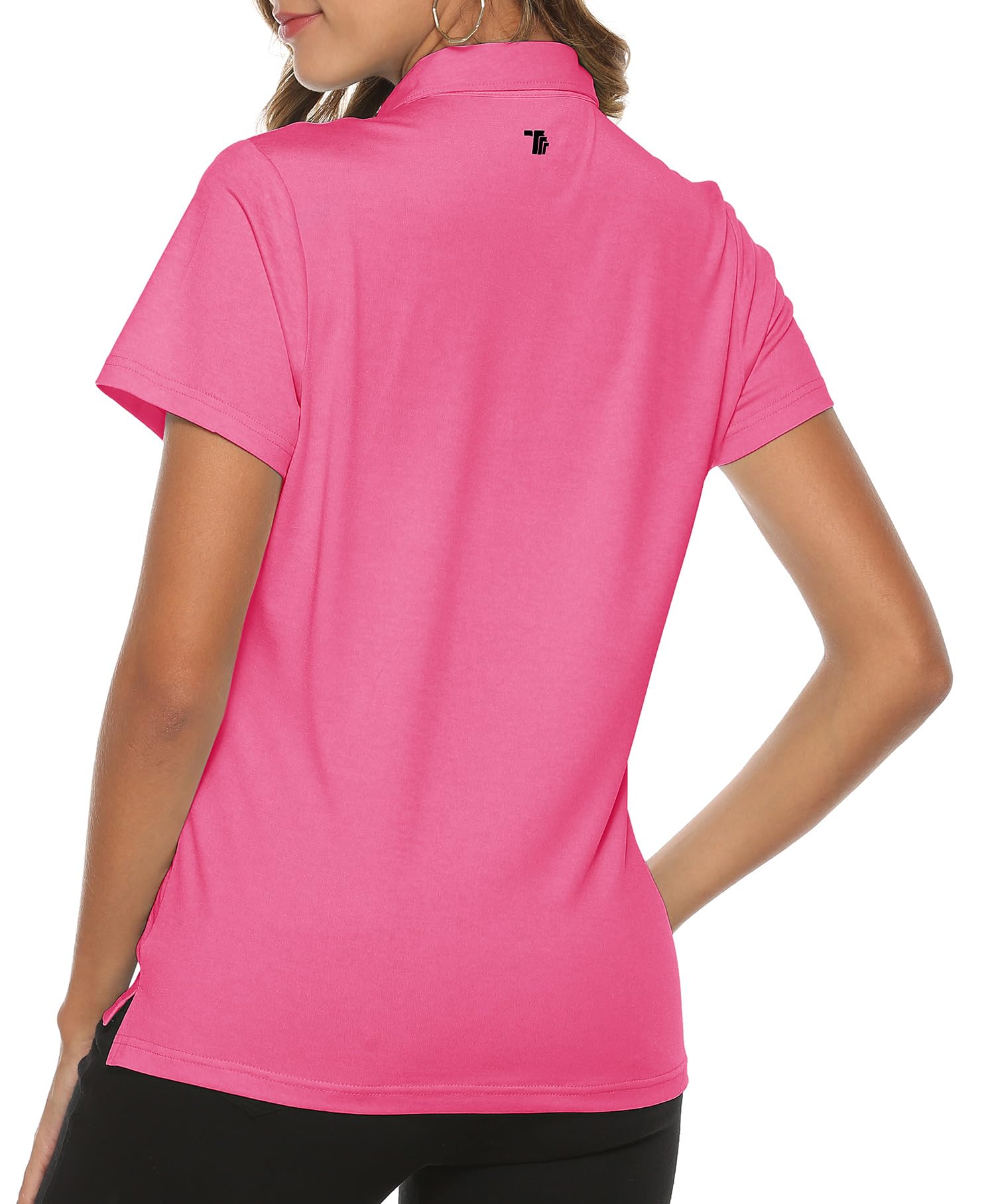 Women's Moisture Wicking Golf Polo Shirts - Breathable Short Sleeve Ladies Golf Tops for Summer - Perfect for Golf Course, Driving Range & Casual Wear