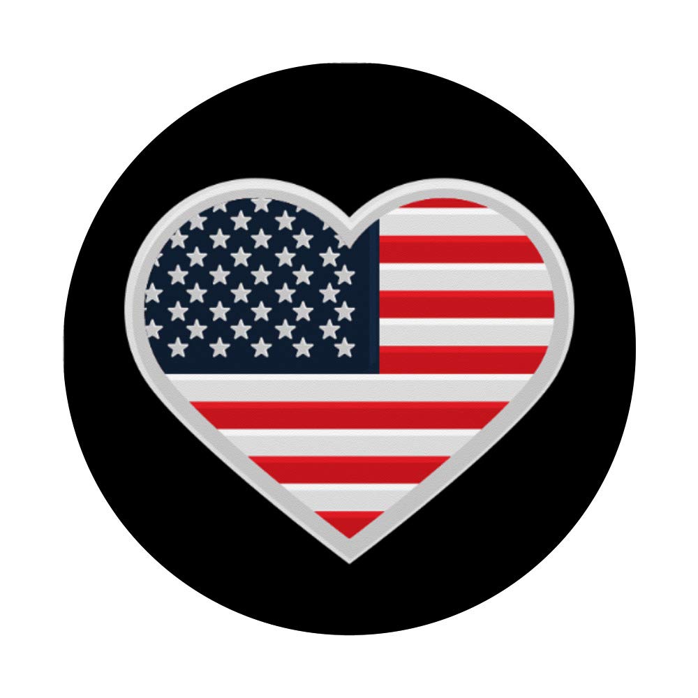 USA Flag PopSockets Swappable PopGrip - Patriotic Phone Grip & Stand - Perfect for iPhone, Samsung & Smartphones - Great Gift for 4th of July, Memorial Day & American Pride