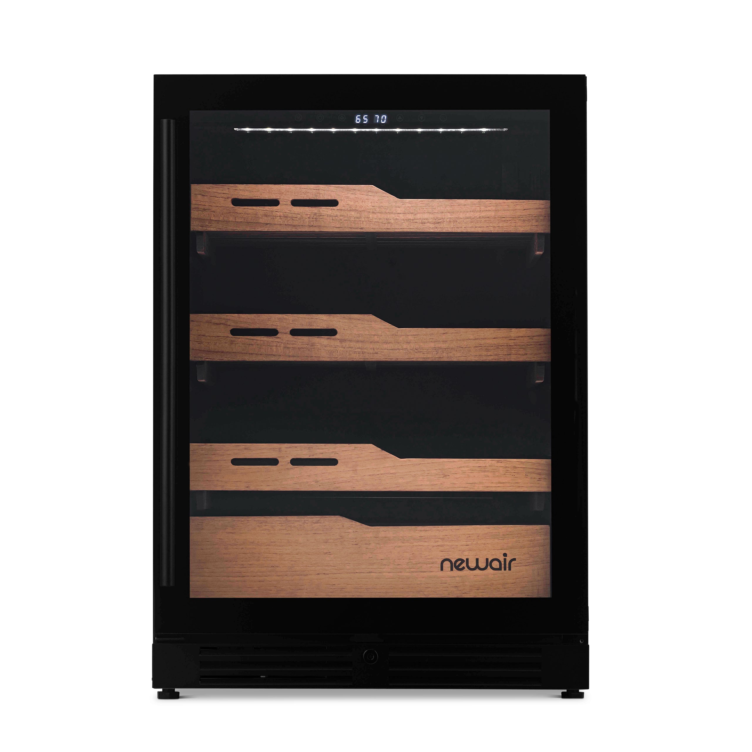 Newair® 1500-Count Electric Cigar Humidor Cabinet - Freestanding or Built-In Wine Cooler Conversion - Perfect for Cigar Aficionados & Home Bars