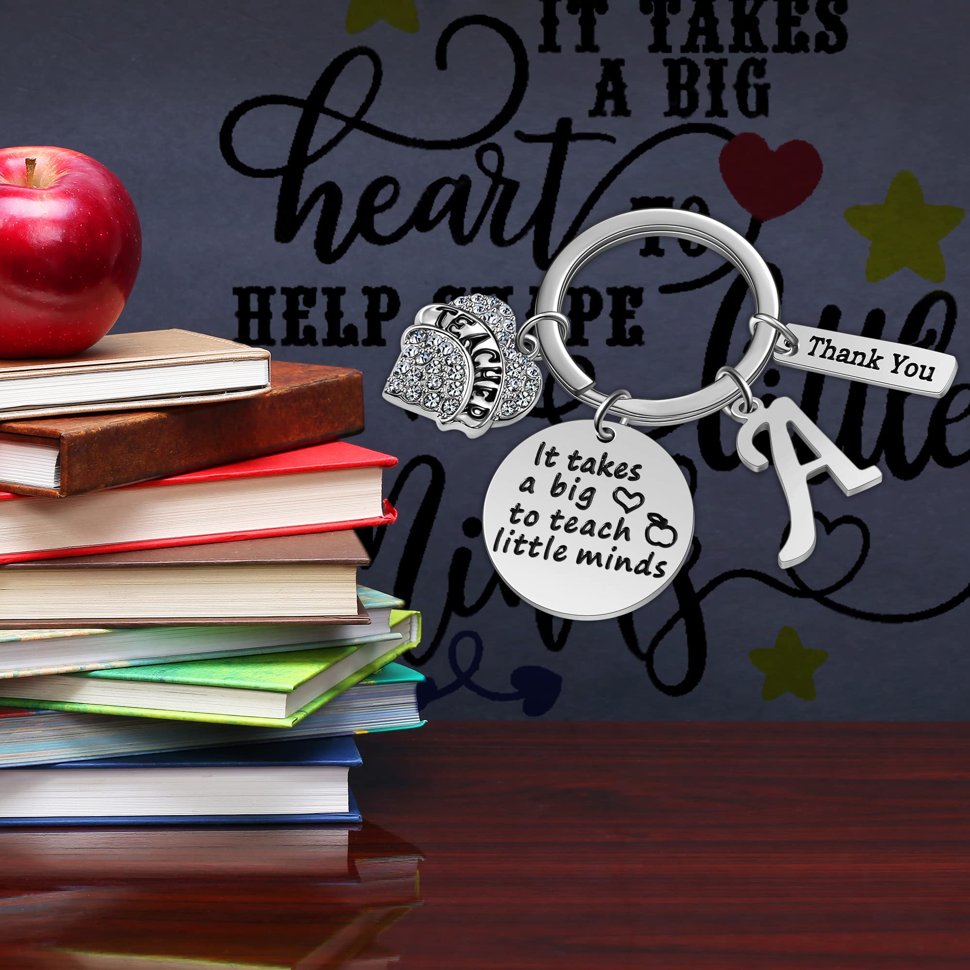 Best Teacher Gifts - Personalized Teacher Keychain for Women | Teacher Appreciation Gift Ideas for End of Year, Christmas & Thank You Presents | Perfect for Classroom, Retirement & Special Occasions