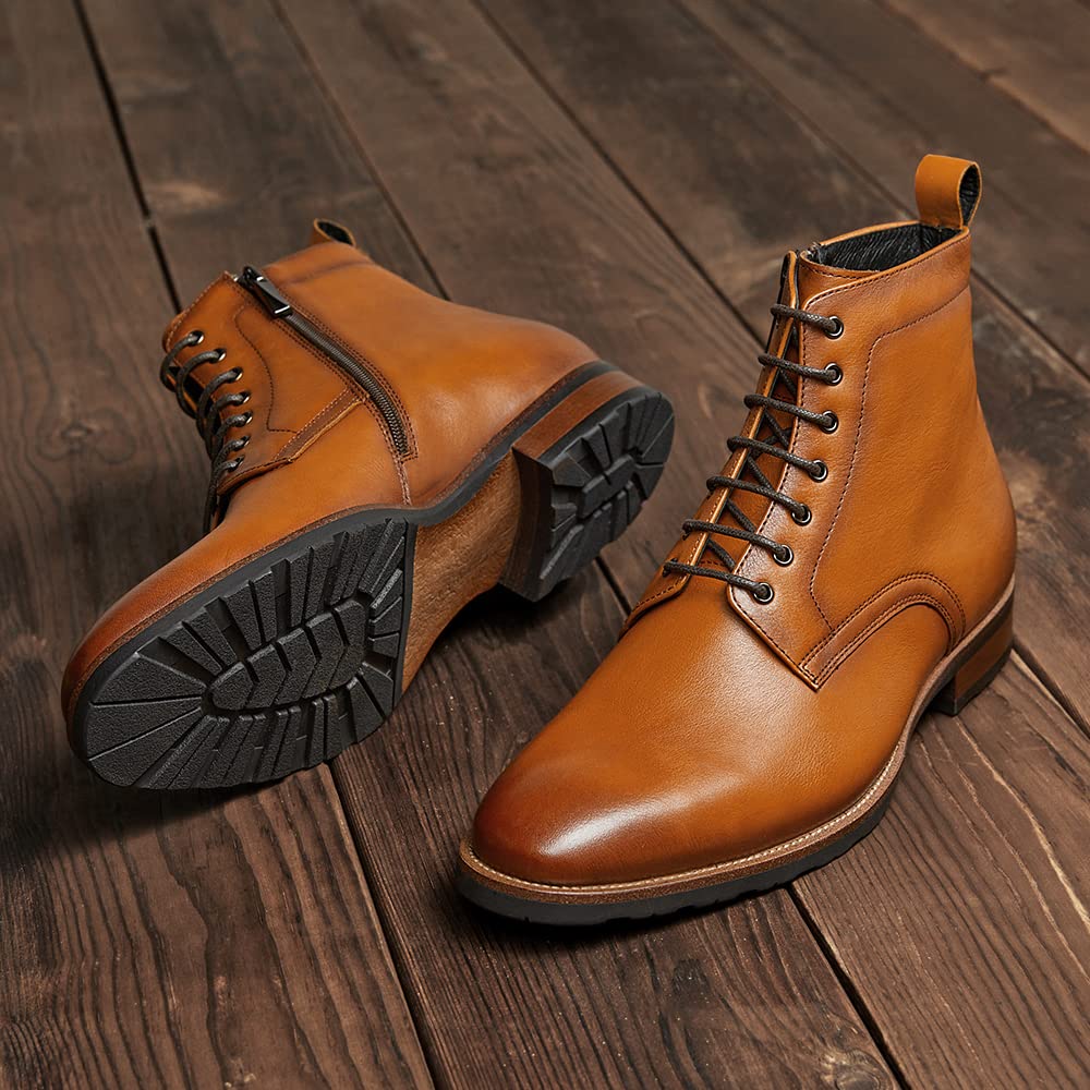 **Dockorio Men's Chukka Dress Boots - Stylish Oxford Boots for Casual & Formal Wear - Perfect for Office, Weddings & Night Out**