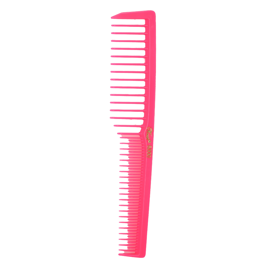 Krest #6000 Teasing Comb for Voluminous Hair - 12 Pack | Professional Lift & Vent Hair Styling Tool for Salon & Home Use
